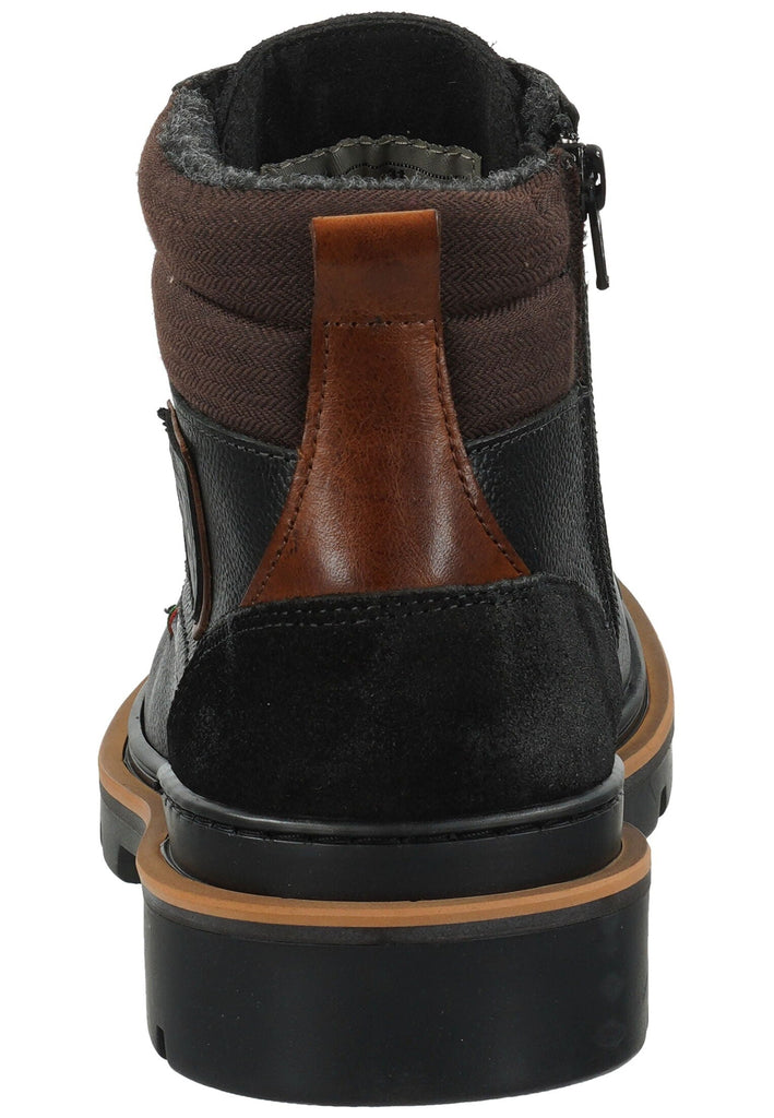 Pantofola d Oro Stiefelette Leder Schwarz Warmfutter
