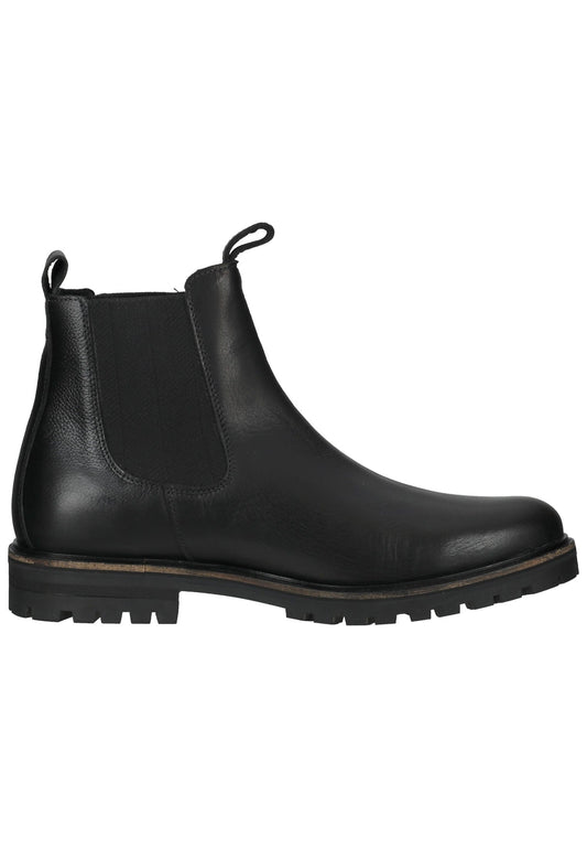 Pantofola d Oro Stiefelette Leder/Textil Schwarz