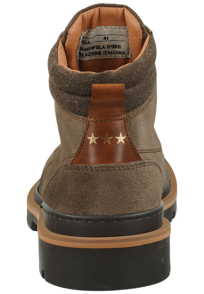 Pantofola d Oro Stiefelette Leder/Textil Taupe