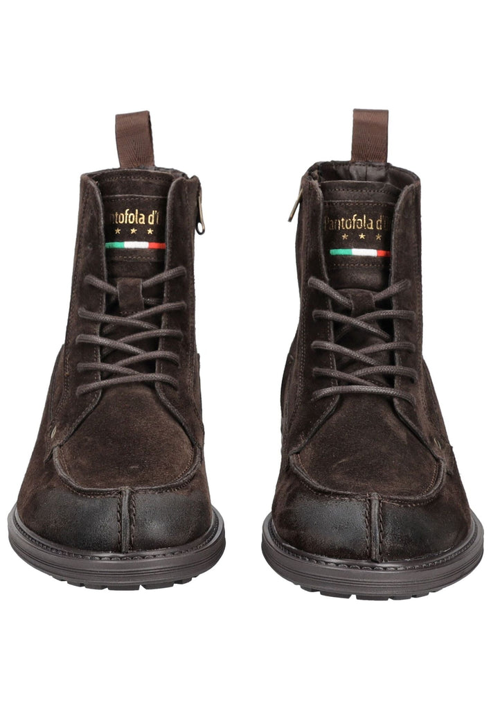 Pantofola d Oro Stiefelette Veloursleder Dunkelbraun