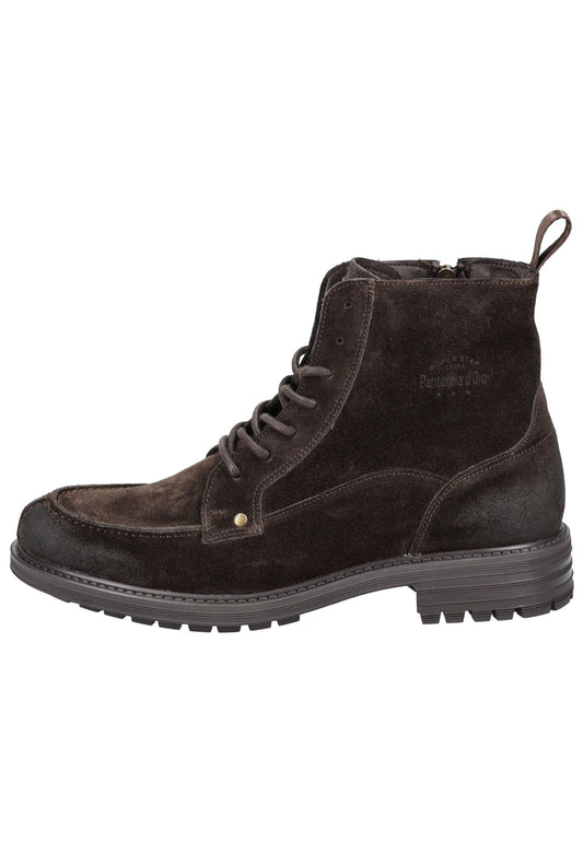 Pantofola d Oro Stiefelette Veloursleder Dunkelbraun