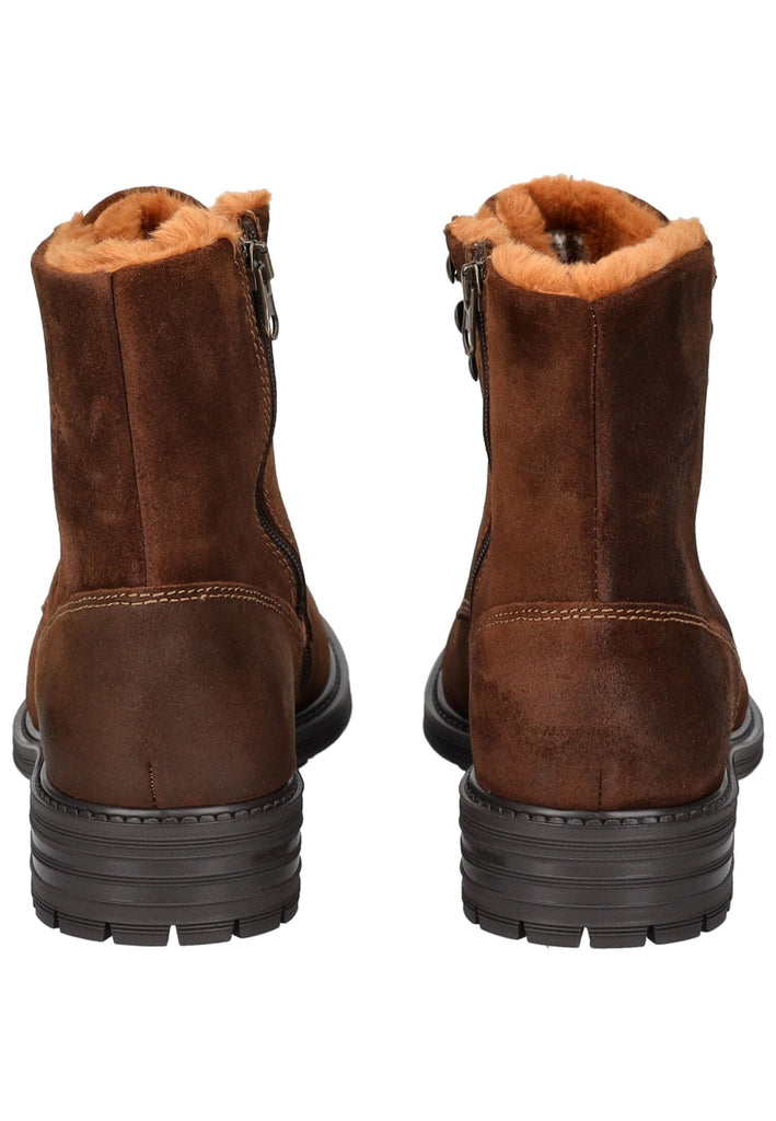 Pantofola d Oro Stiefelette Veloursleder Rotbraun Warmfutter