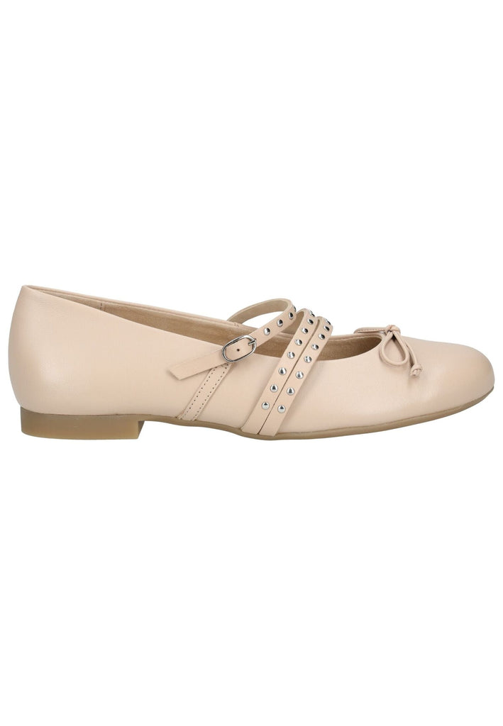 Paul Green Ballerinas Glattleder Beige