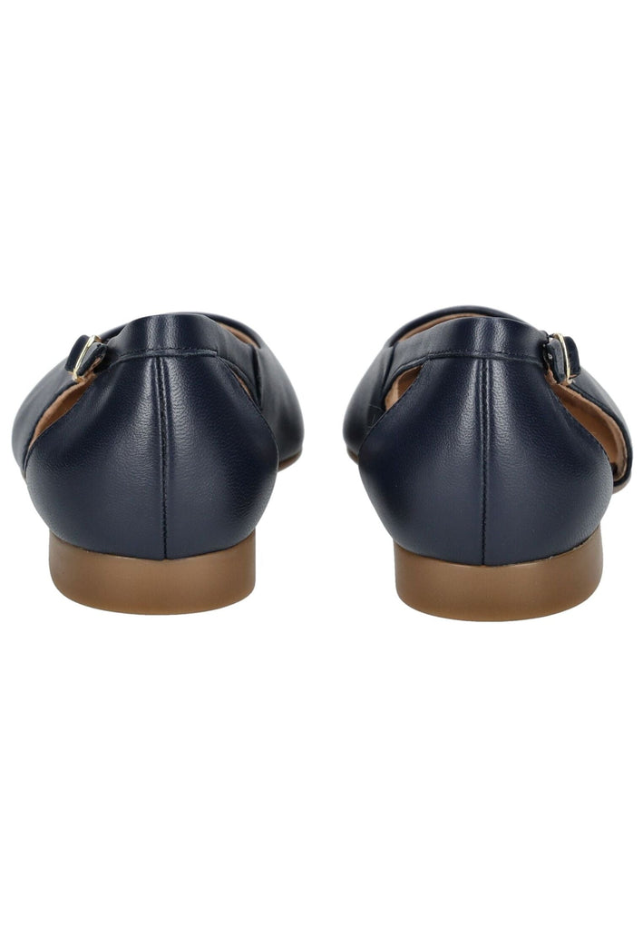 Paul Green Ballerinas Glattleder Dunkelblau