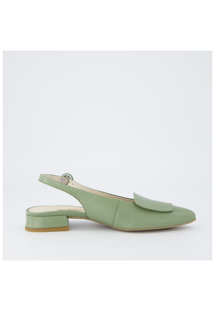 Paul Green Ballerinas Glattleder Grün