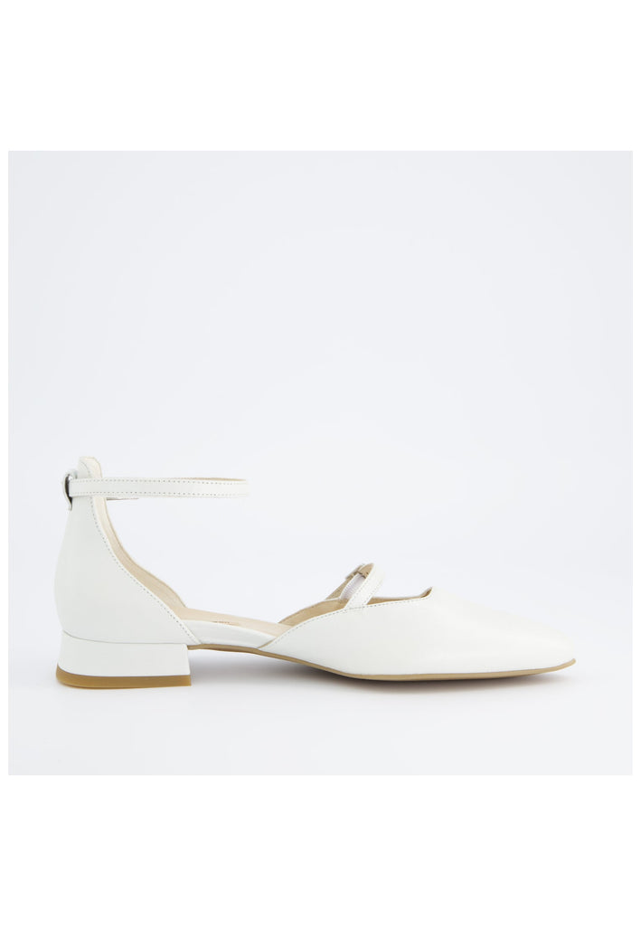 Paul Green Ballerinas Glattleder Ivory