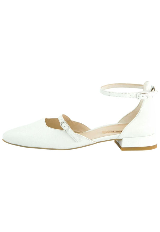 Paul Green Ballerinas Glattleder Ivory