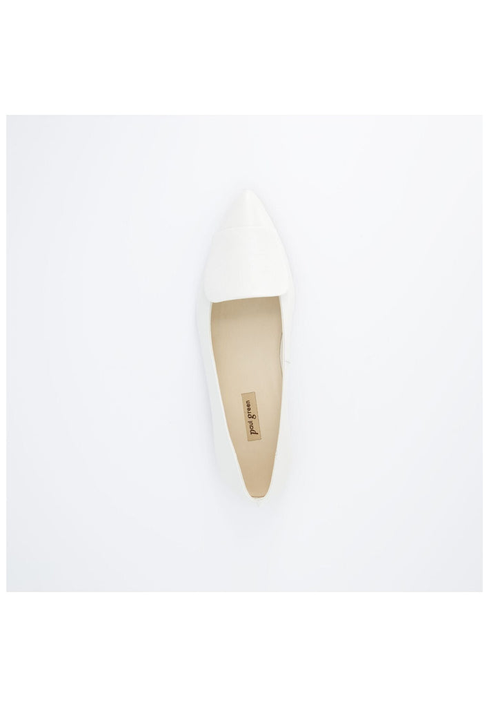Paul Green Ballerinas Glattleder Ivory