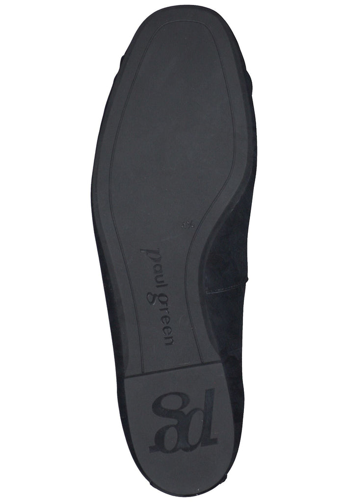 Paul Green Ballerinas Glattleder Schwarz