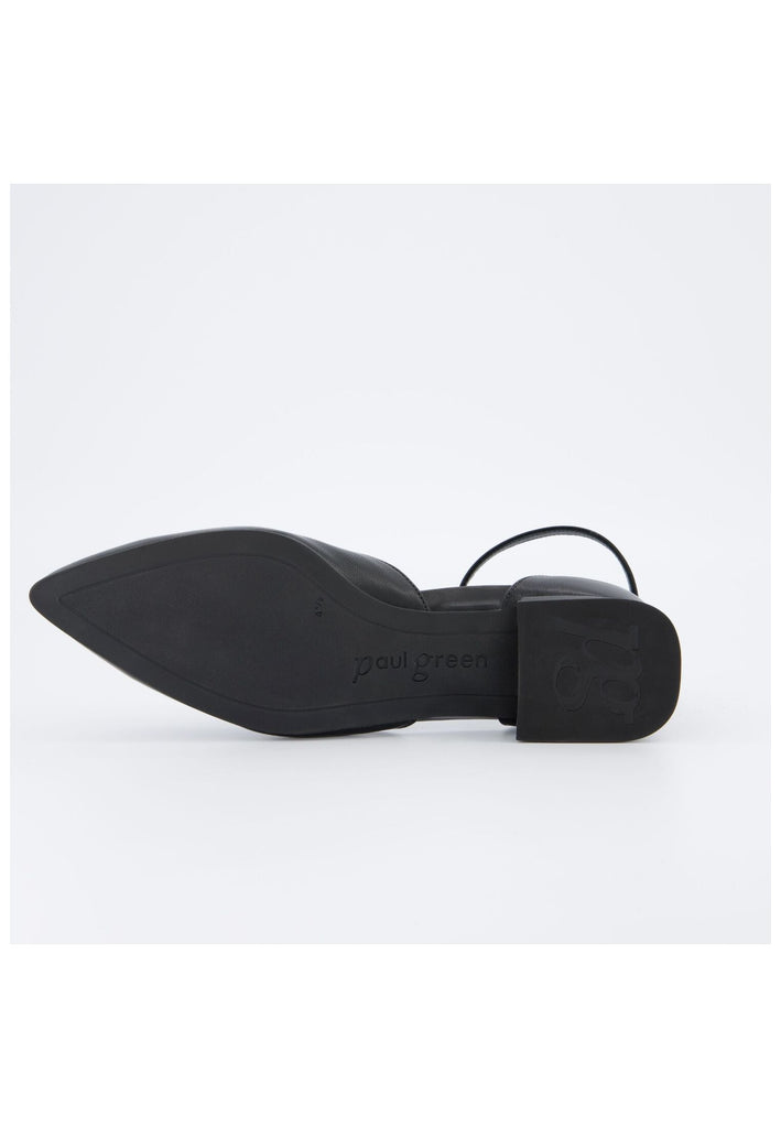 Paul Green Ballerinas Glattleder Schwarz