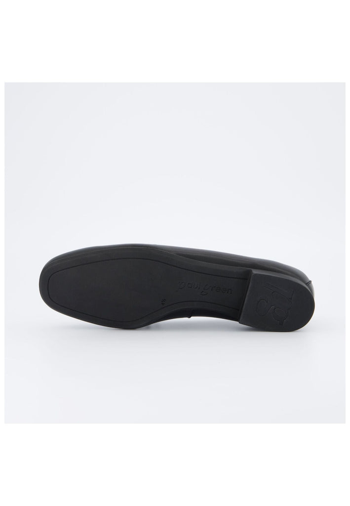 Paul Green Ballerinas Glattleder Schwarz