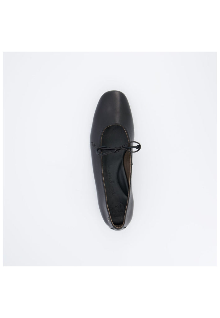 Paul Green Ballerinas Glattleder Schwarz