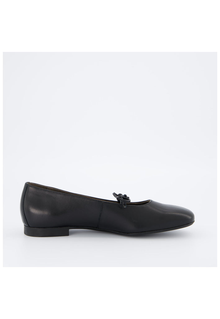 Paul Green Ballerinas Glattleder Schwarz