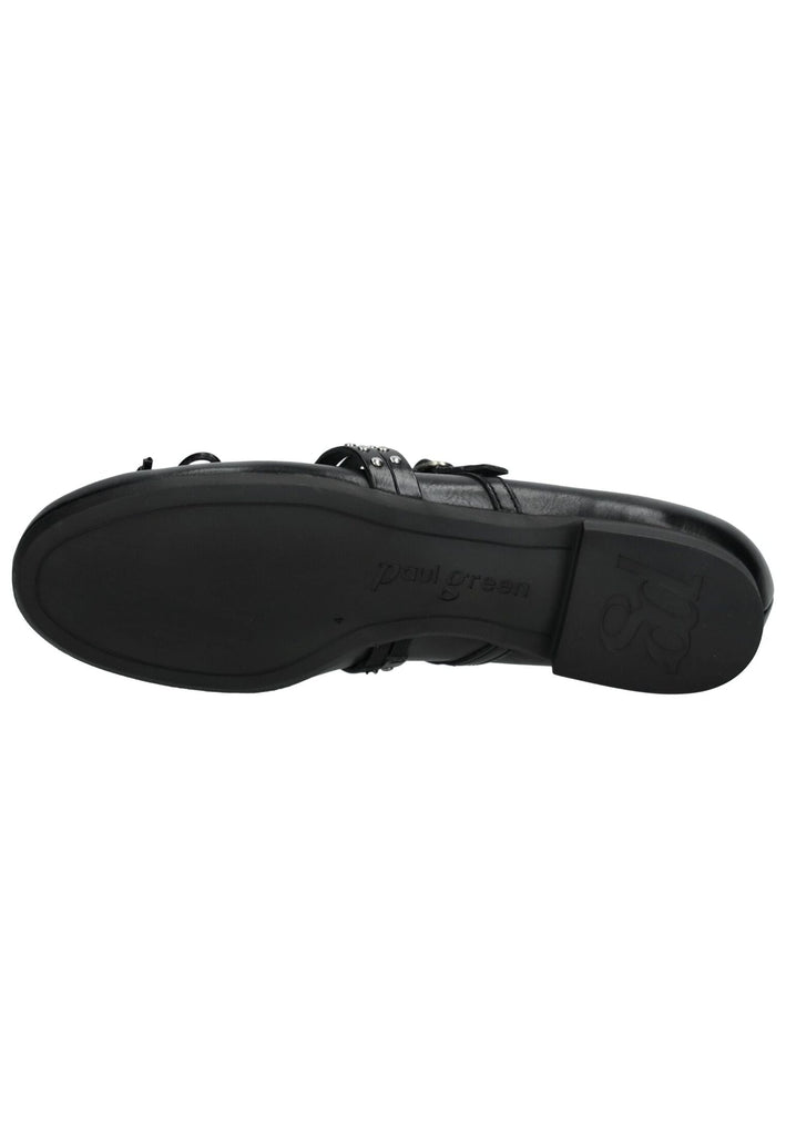 Paul Green Ballerinas Glattleder Schwarz