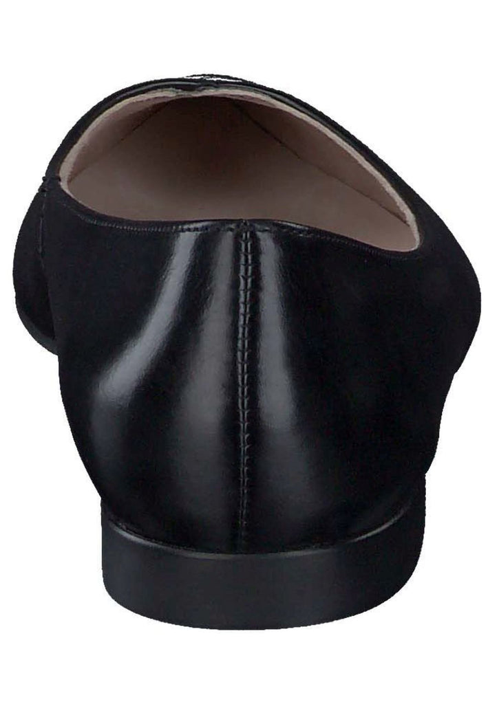 Paul Green Ballerinas Glattleder Schwarz