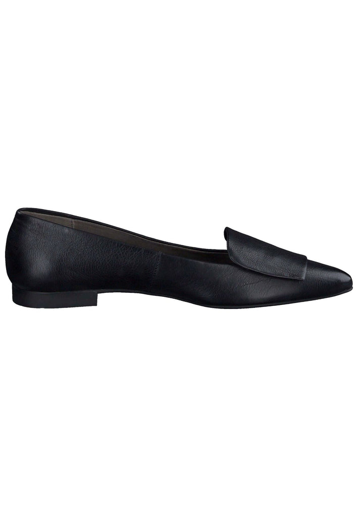 Paul Green Ballerinas Glattleder Schwarz