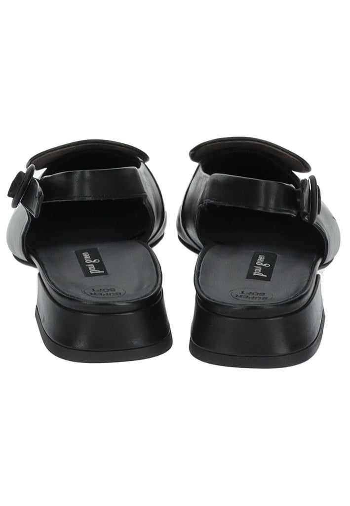 Paul Green Ballerinas Glattleder Schwarz