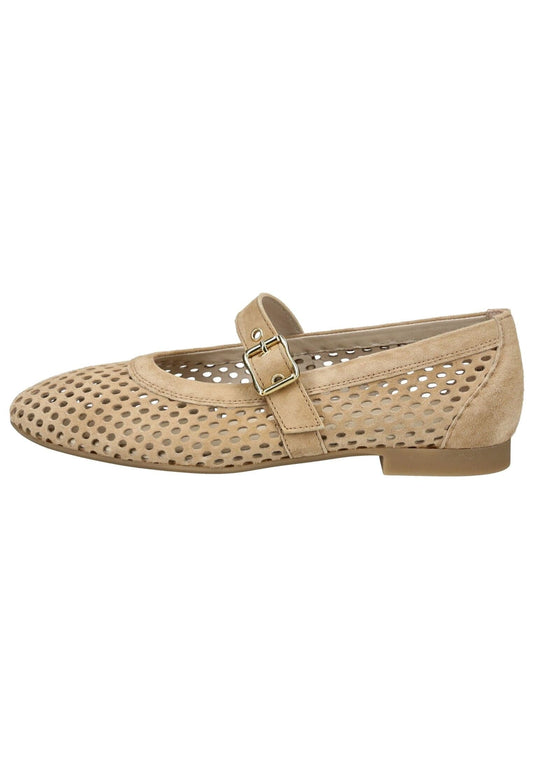 Paul Green Ballerinas Leder Beige