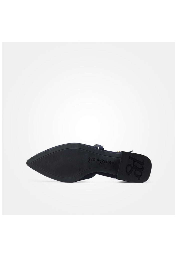 Paul Green Ballerinas Leder Blau