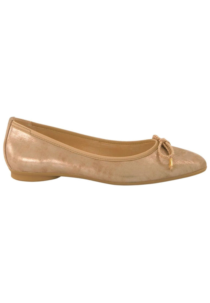Paul Green Ballerinas Leder Champagne