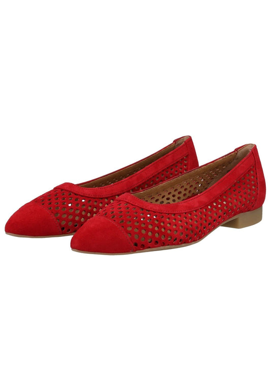 Paul Green Ballerinas Leder Chili