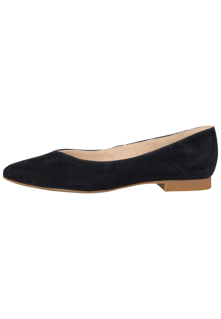 Paul Green Ballerinas Leder Dunkelblau