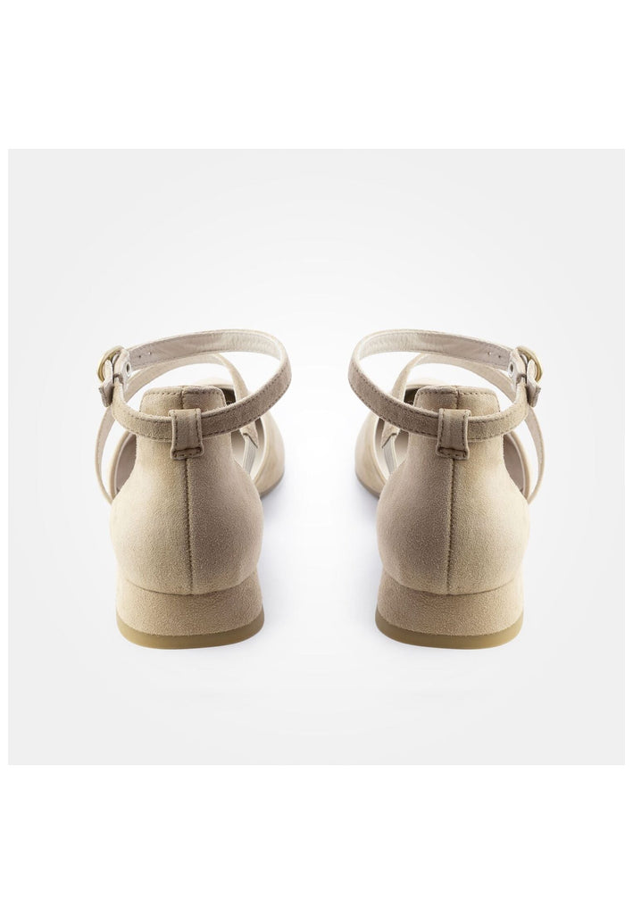 Paul Green Ballerinas Leder Hellbraun