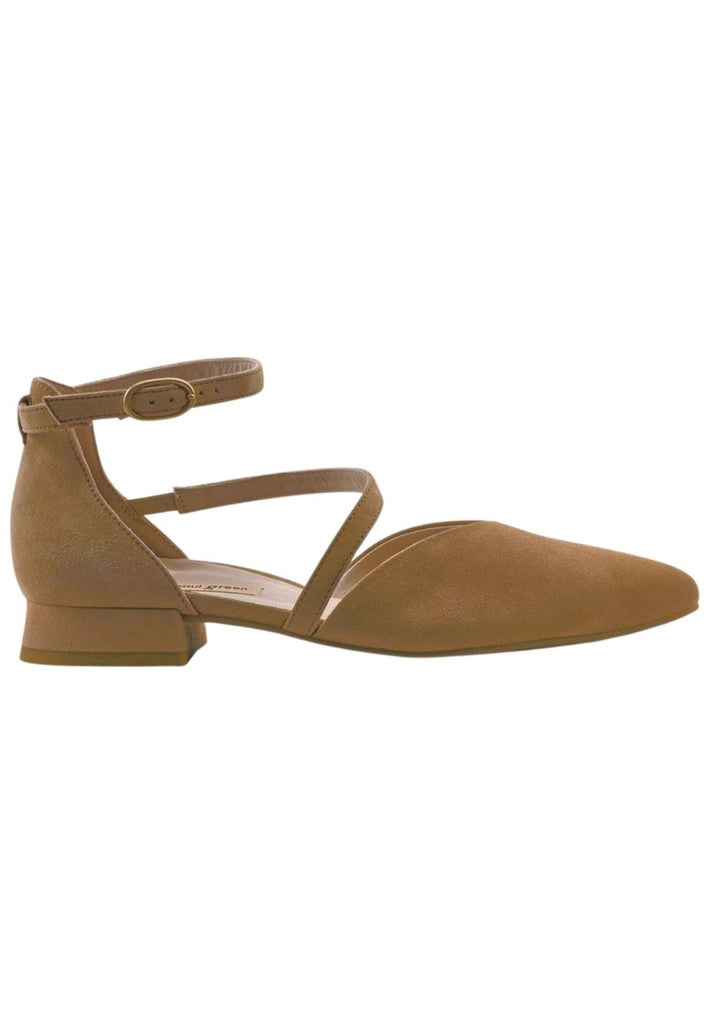 Paul Green Ballerinas Leder Hellbraun