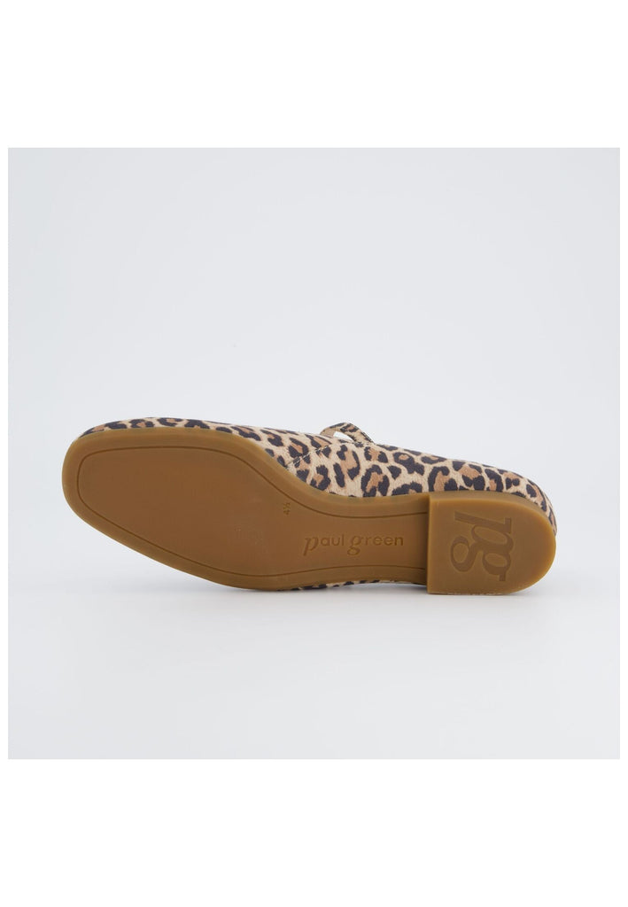 Paul Green Ballerinas Leder Leopard