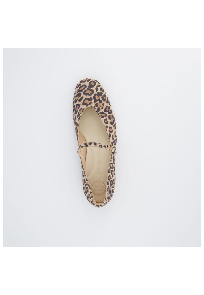 Paul Green Ballerinas Leder Leopard
