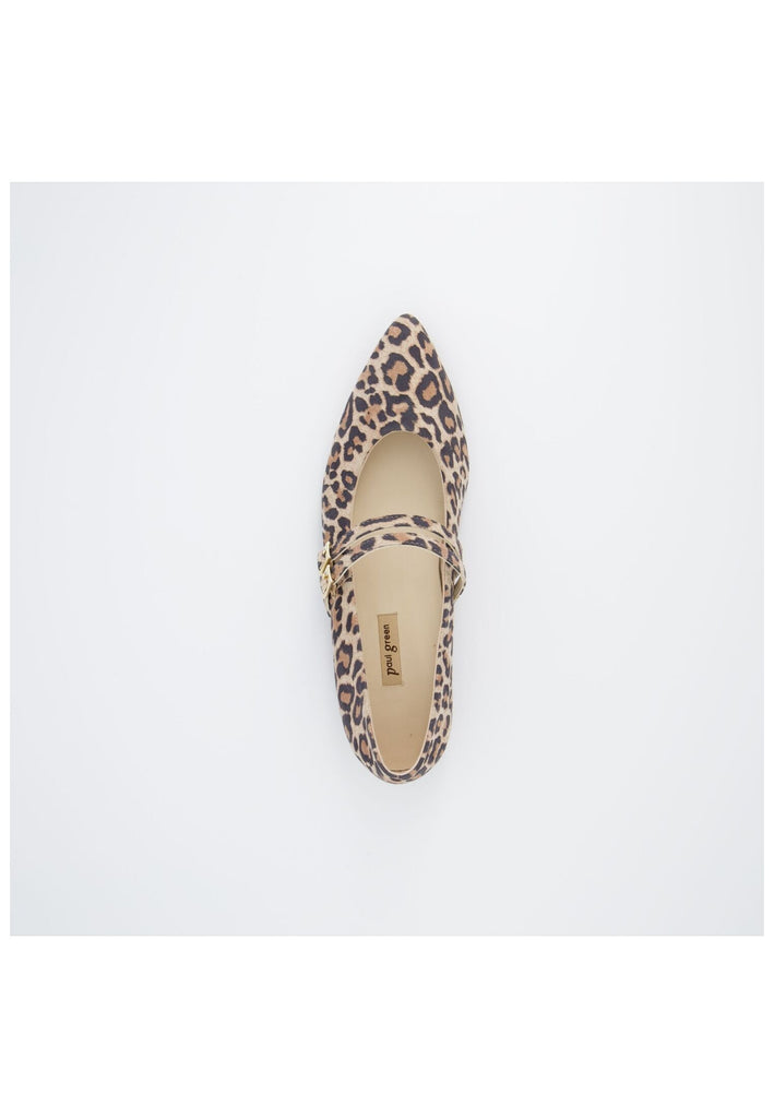 Paul Green Ballerinas Leder Leopard