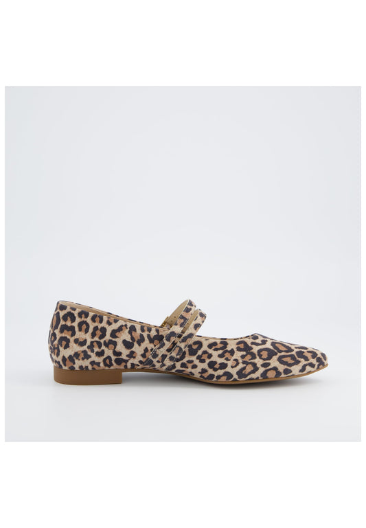 Paul Green Ballerinas Leder Leopard