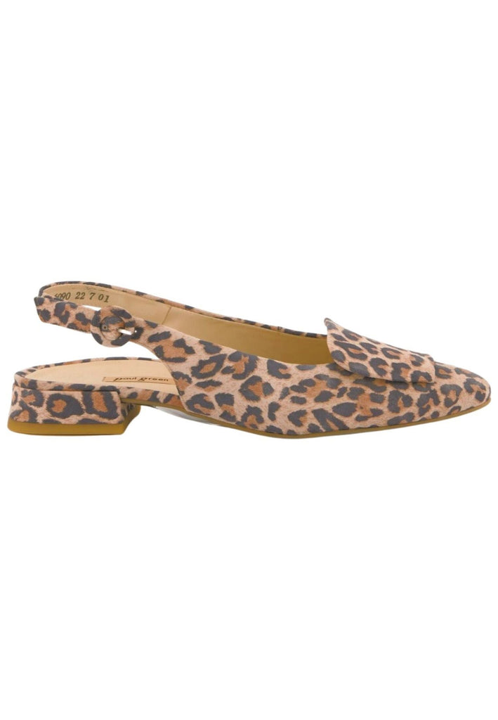 Paul Green Ballerinas Leder Leopard