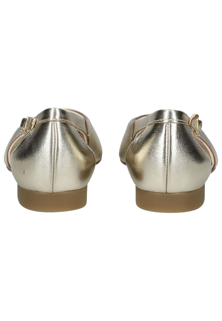 Paul Green Ballerinas Leder Platin