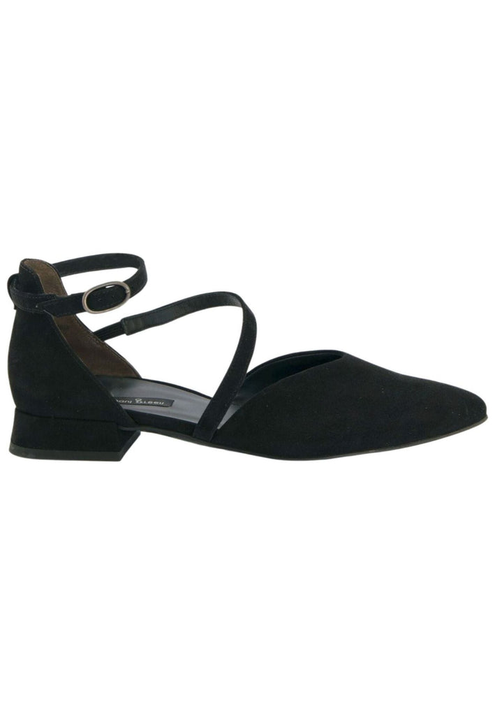 Paul Green Ballerinas Leder Schwarz