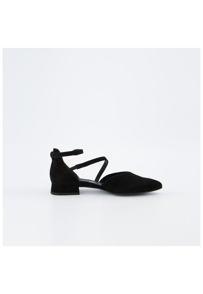 Paul Green Ballerinas Leder Schwarz