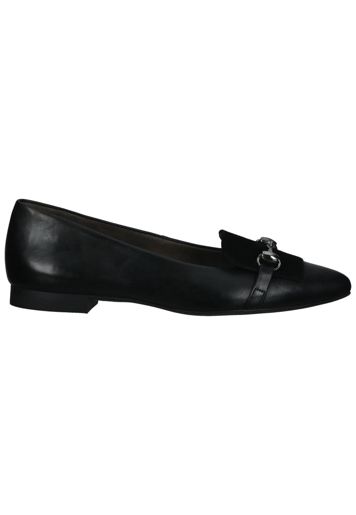 Paul Green Ballerinas Leder Schwarz