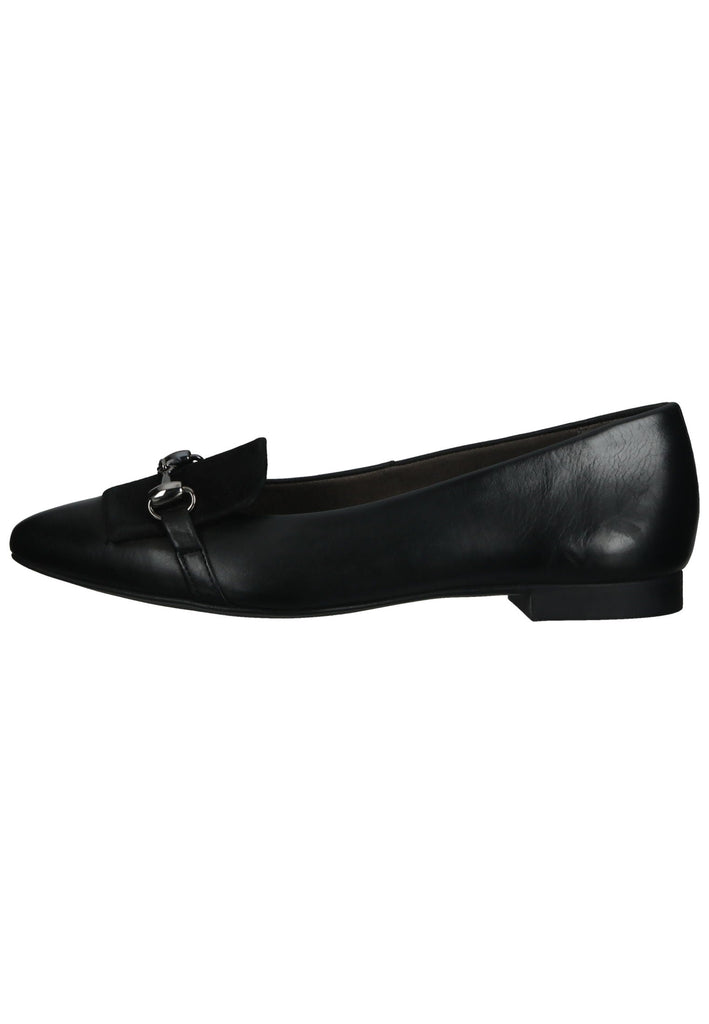Paul Green Ballerinas Leder Schwarz