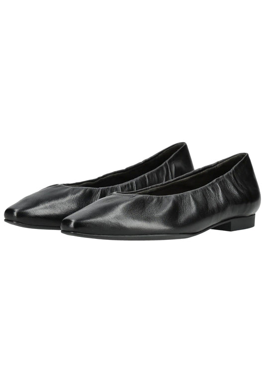 Paul Green Ballerinas Leder Schwarz