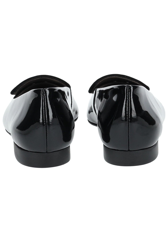 Paul Green Ballerinas Leder Schwarz Lack