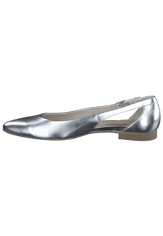 Paul Green Ballerinas Nappaleder Metallic