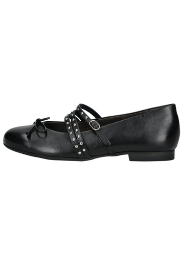 Ballerinas Paul Green Ballerinas Glattleder Schwarz