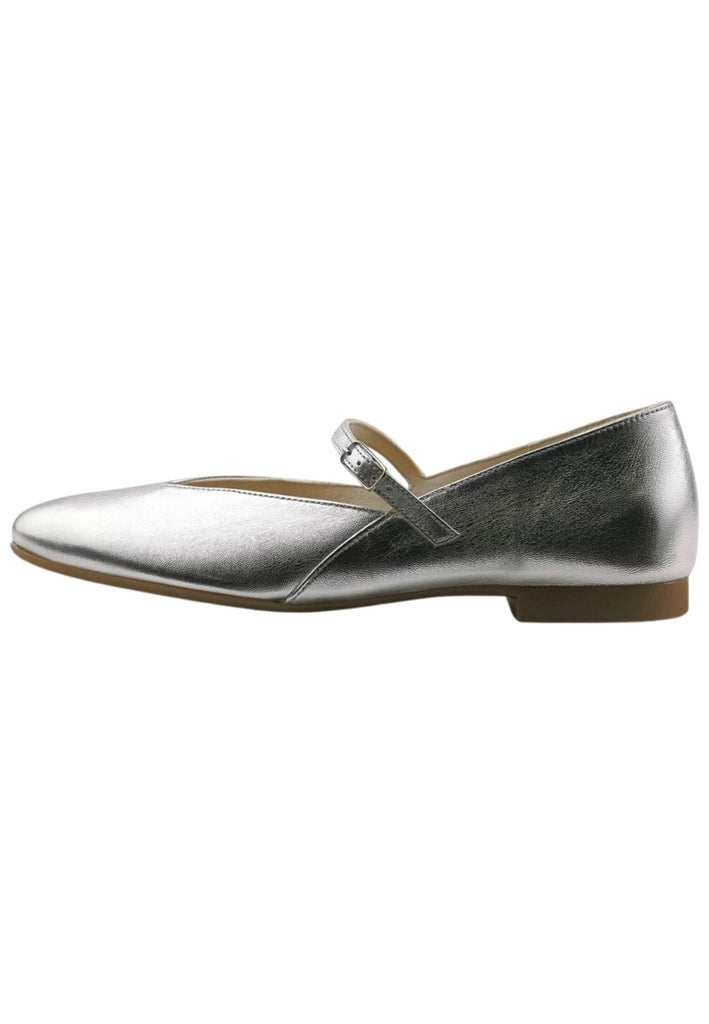 Ballerinas Paul Green Ballerinas Leder Metallic Silver