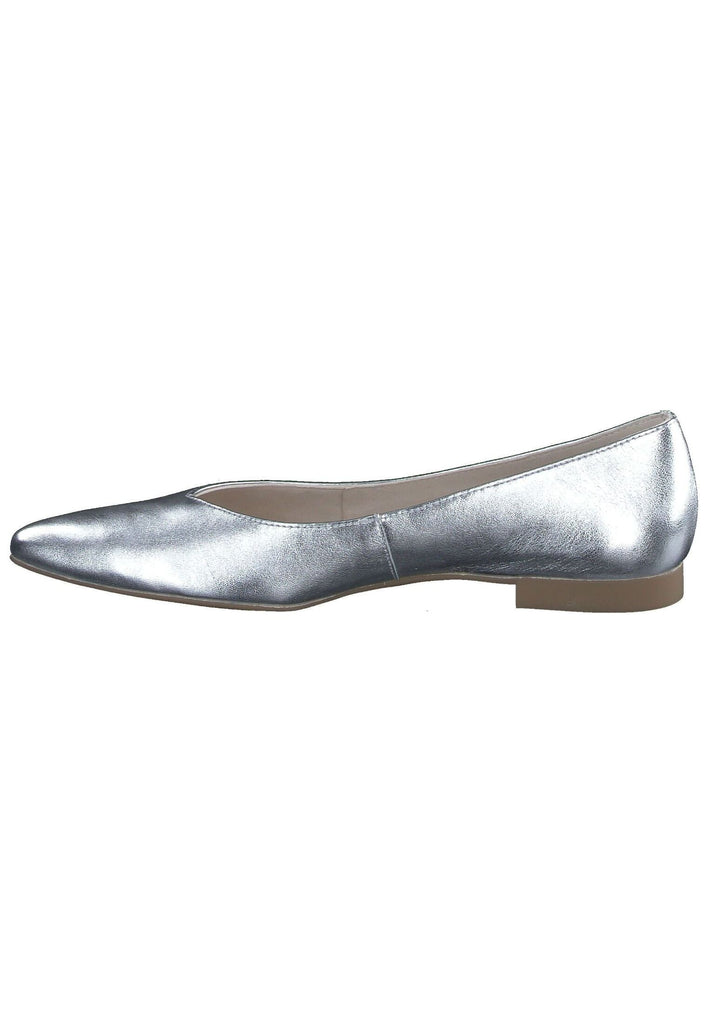 Ballerinas Paul Green Ballerinas Leder Metallic Silver