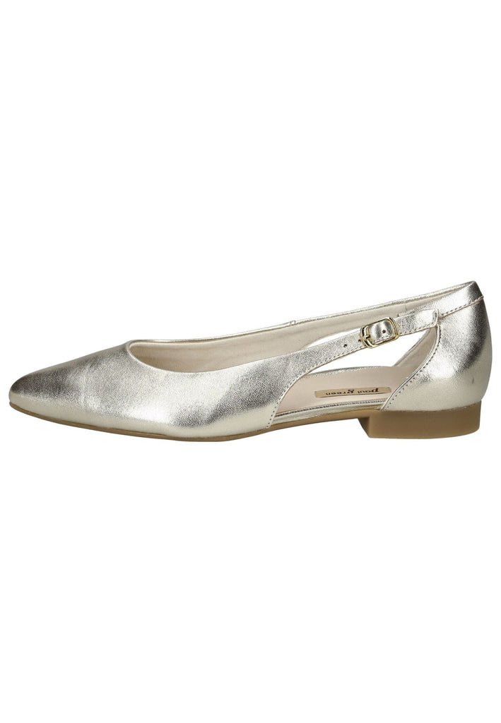 Ballerinas Paul Green Ballerinas Leder Platin