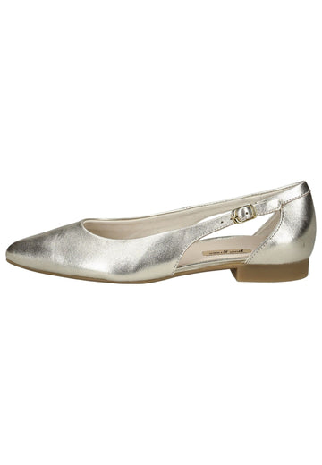 Ballerinas Paul Green Ballerinas Leder Platin
