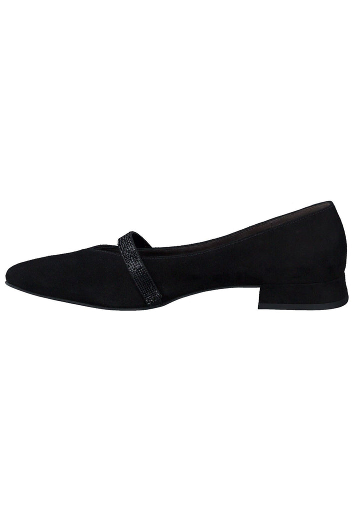 Ballerinas Paul Green Ballerinas Veloursleder Schwarz