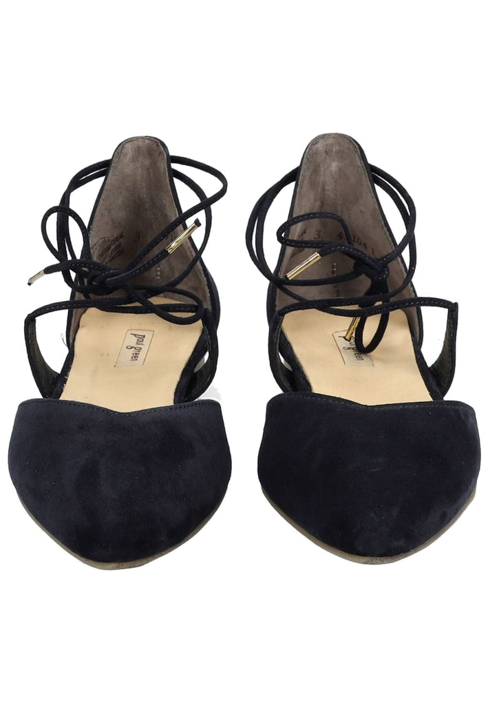 Paul Green Ballerinas Veloursleder Blau