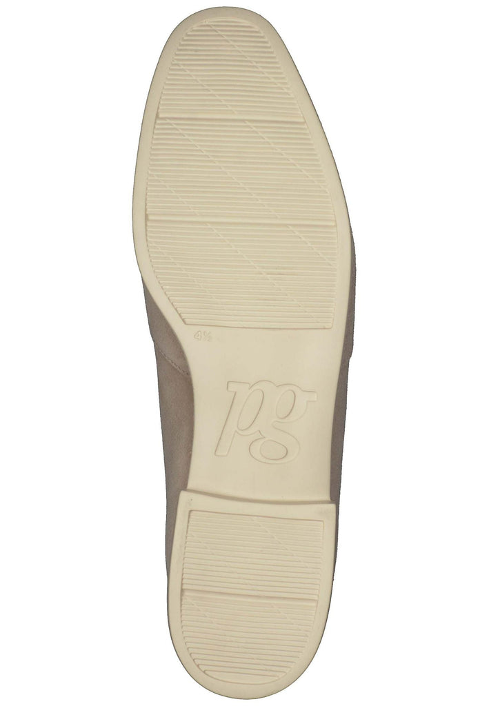 Paul Green Ballerinas Veloursleder Champagne