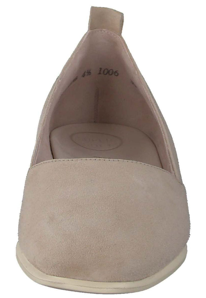 Paul Green Ballerinas Veloursleder Champagne